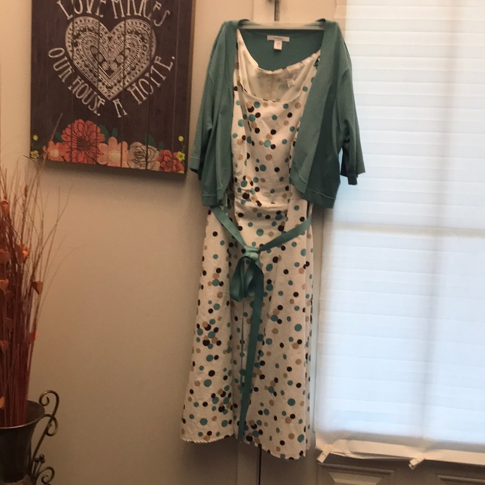 Gorgeous Dress and Sweater excellent condition!!